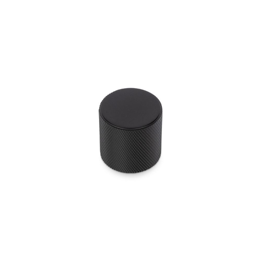FENDER KNURLED, Round Knob, Matt Black